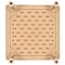 Flash Furniture Square 24 W, 24 L, 23.75 H, Plastic, Steel, Brown YU-YCX-002-2-SQR-TBL-NAT-GG - alternate 4